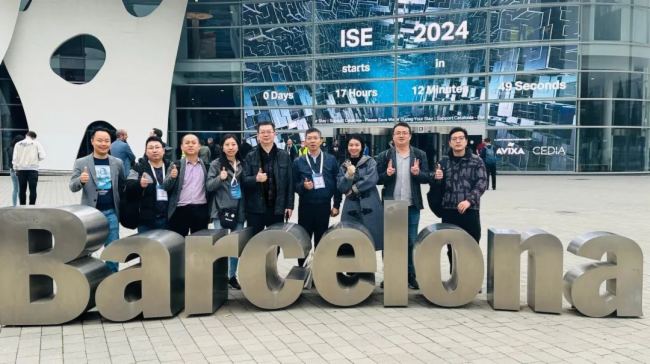 开年首秀 | 锐拓显示璀璨亮相 ISE2024